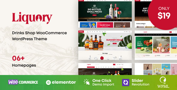 liquory wine store wordpress theme