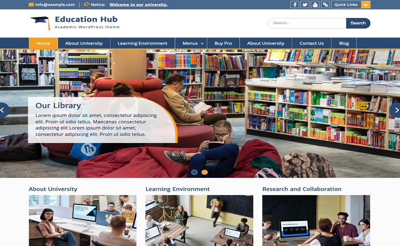 education-hub-wordpress