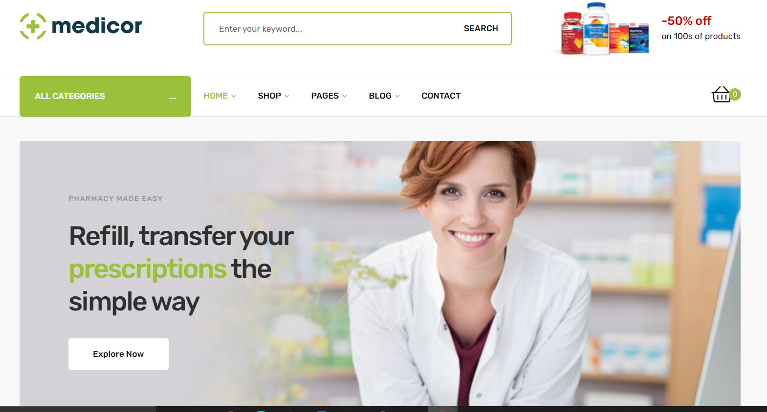 Medicor WordPress Theme