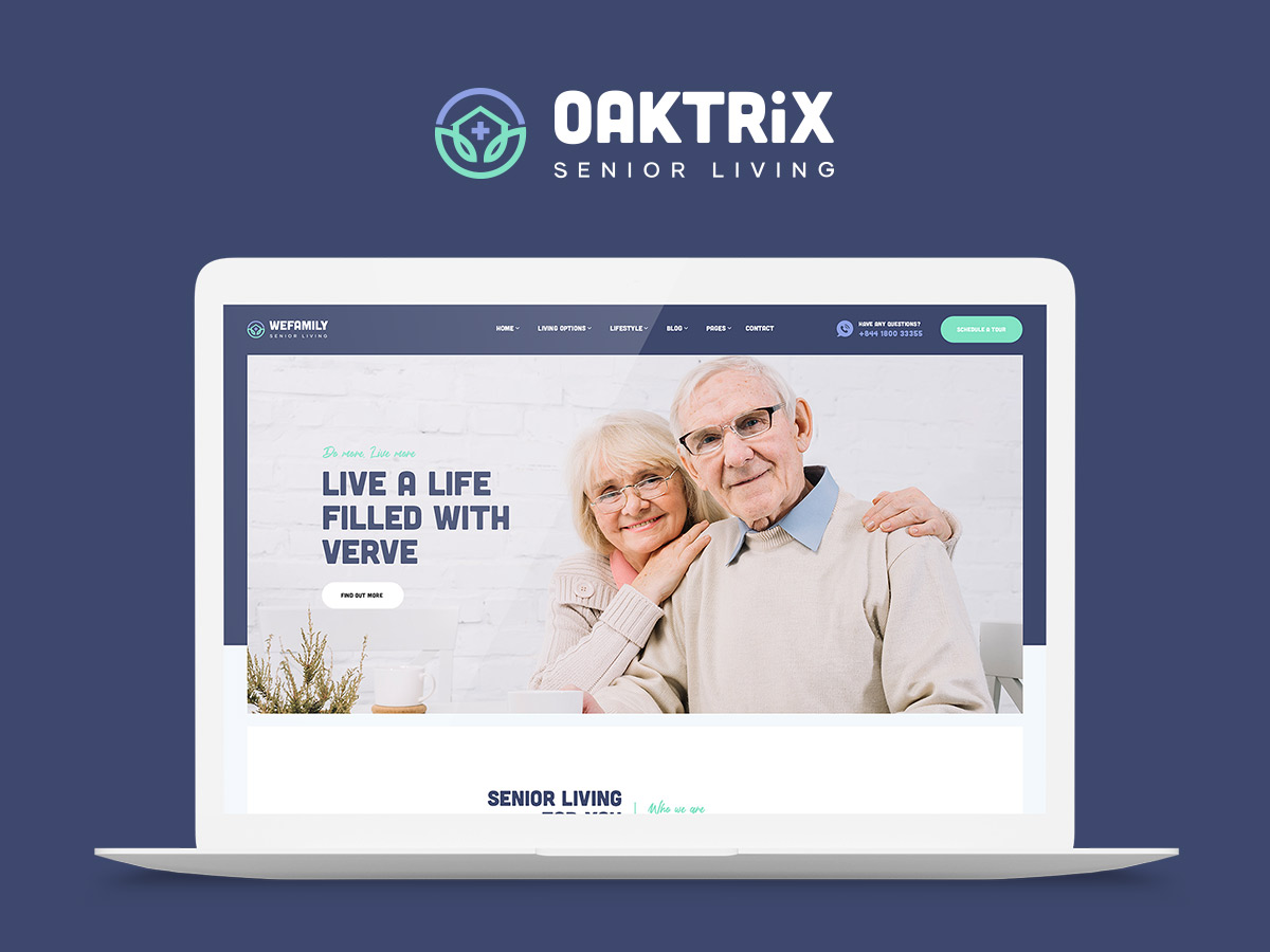 Oaktrix - Senior Care WordPress Theme