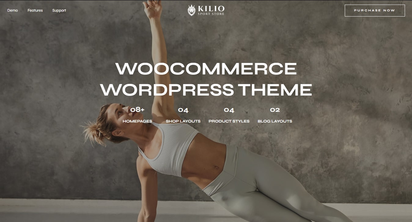 Kilio sport shop wordpress themes