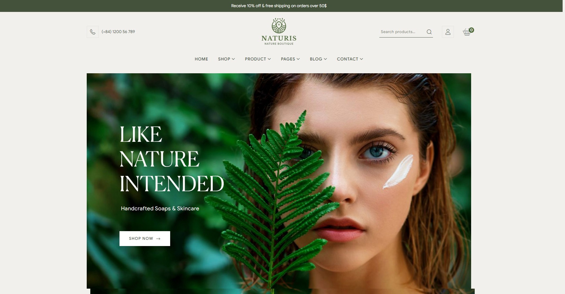 Naturis - Free Natural Aroma WooCommerce Theme