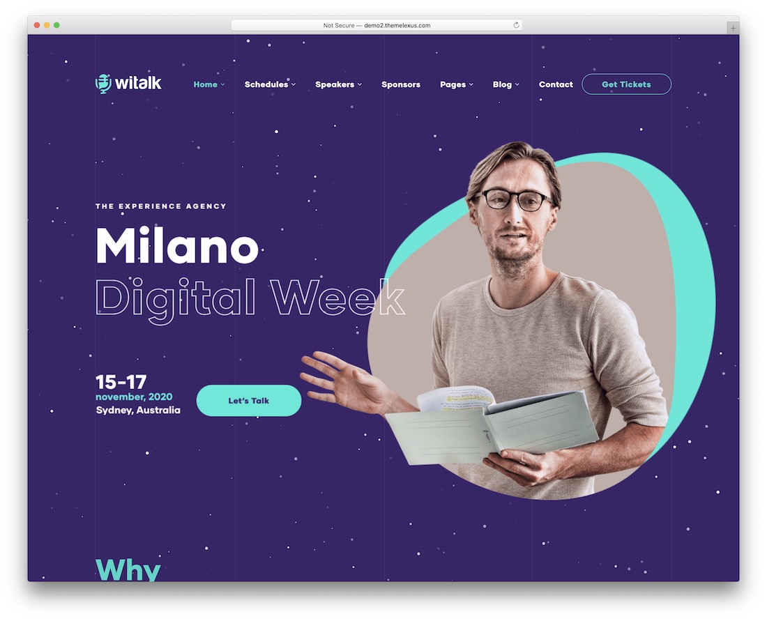 Witalk- Best Event WordPress Themes