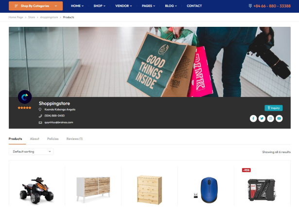 matico vendor shop wordpress theme