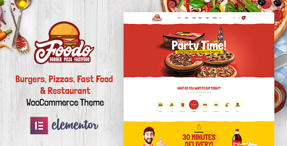 Foodo best wordpress restaurant themes