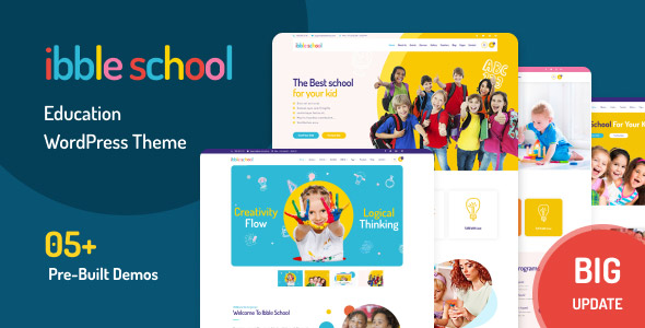 ibble school best visual composer wordpress themes