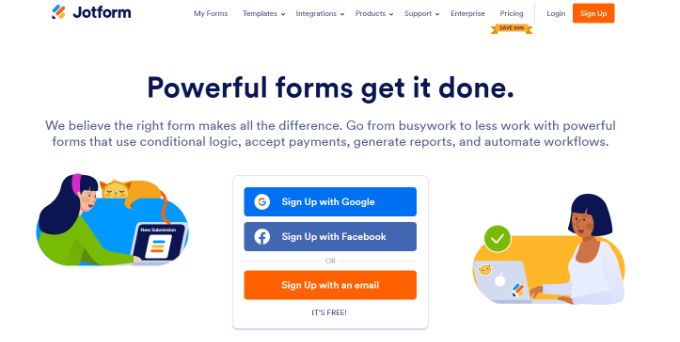 jotform best typeform alternatives