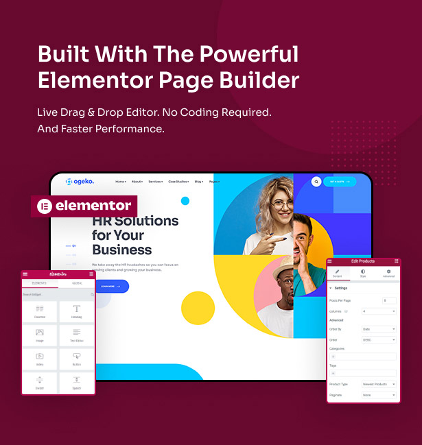 ogeko Elementor Page Builder