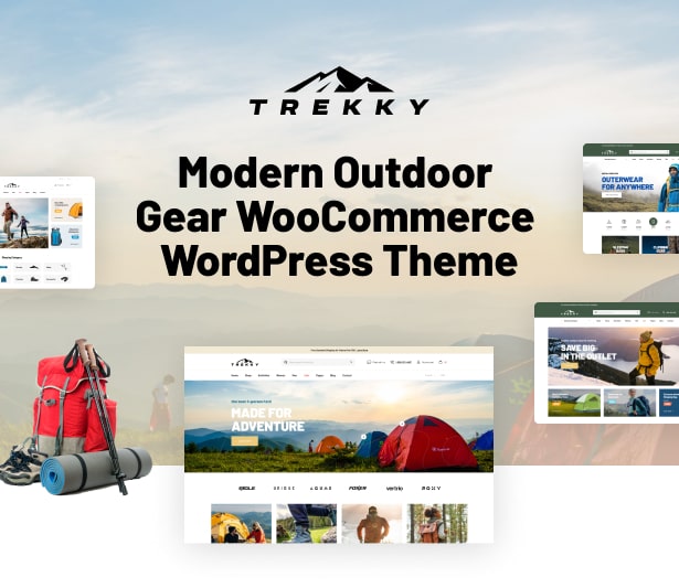 Trekky Best Outdoor Gear WooCommerce Theme