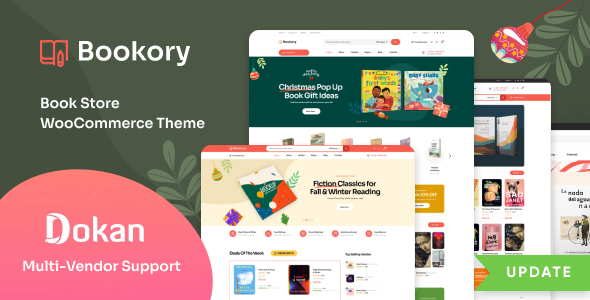 Bookory book store woocommerce theme